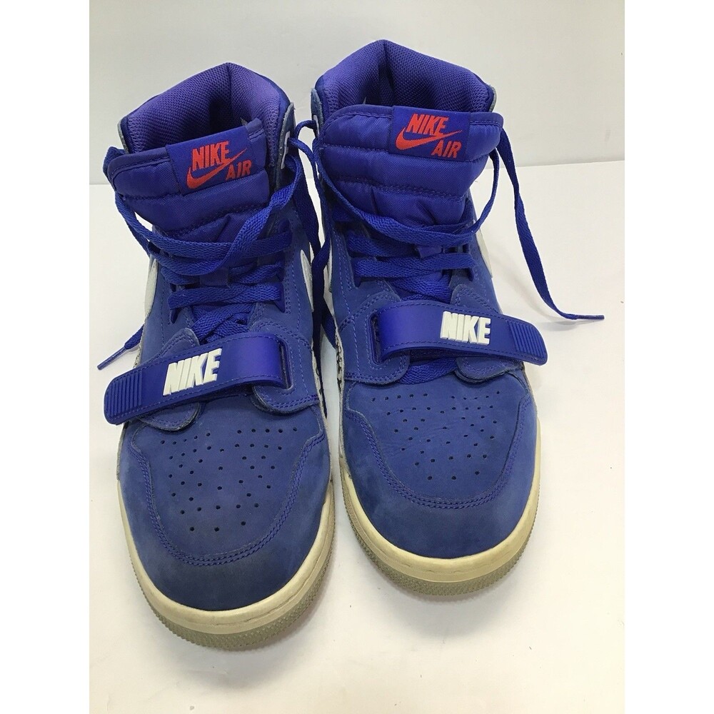 Nike Air Jordan Mens Size 11  Legacy 312 Pistons Blue Red Cement AV3922-416